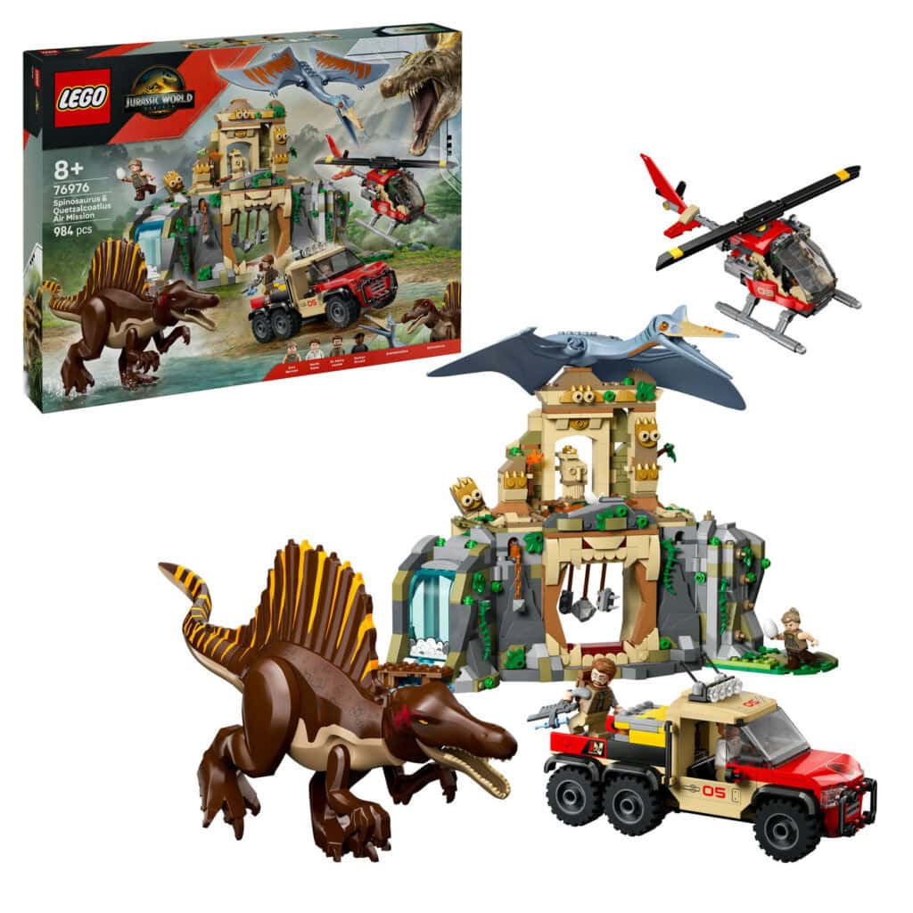 LEGO Flyguppdrag med spinosaurus och quetzalcoatlus 76976