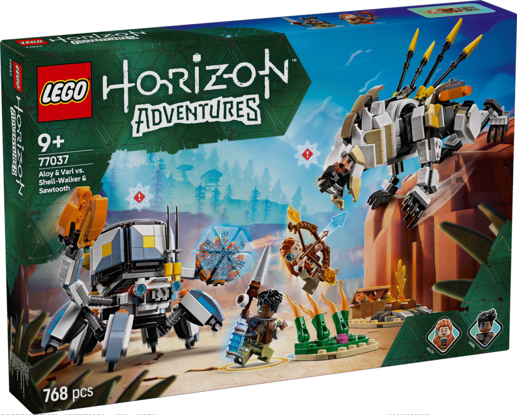LEGO Aloy och Varl mot Sköldkryp och Sågtand 77037