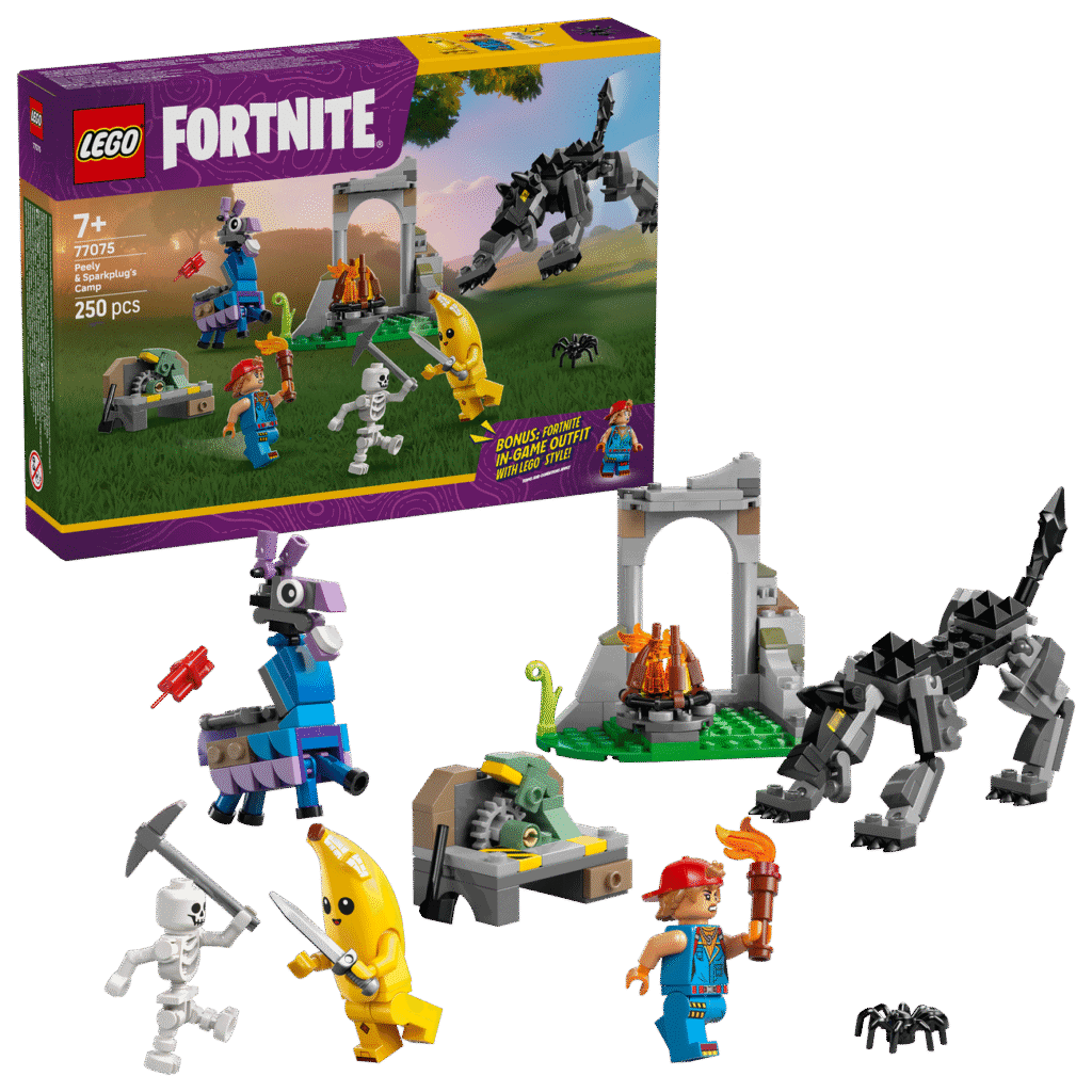 LEGO Peely och Sparkplugs läger 77075