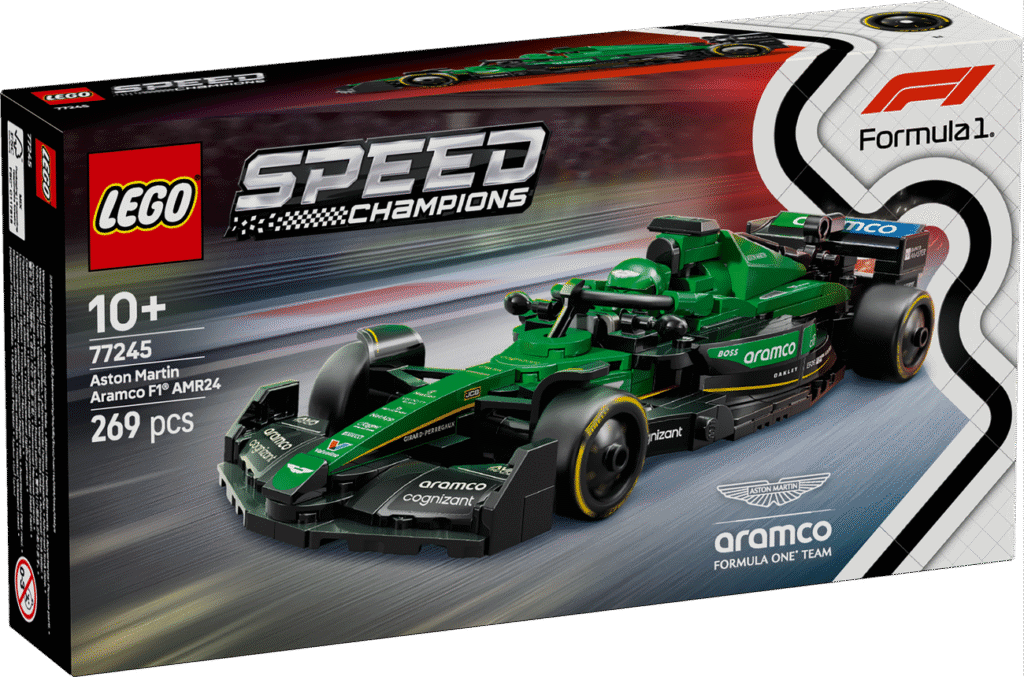 LEGO Aston Martin Aramco F1 AMR24 racerbil 77245