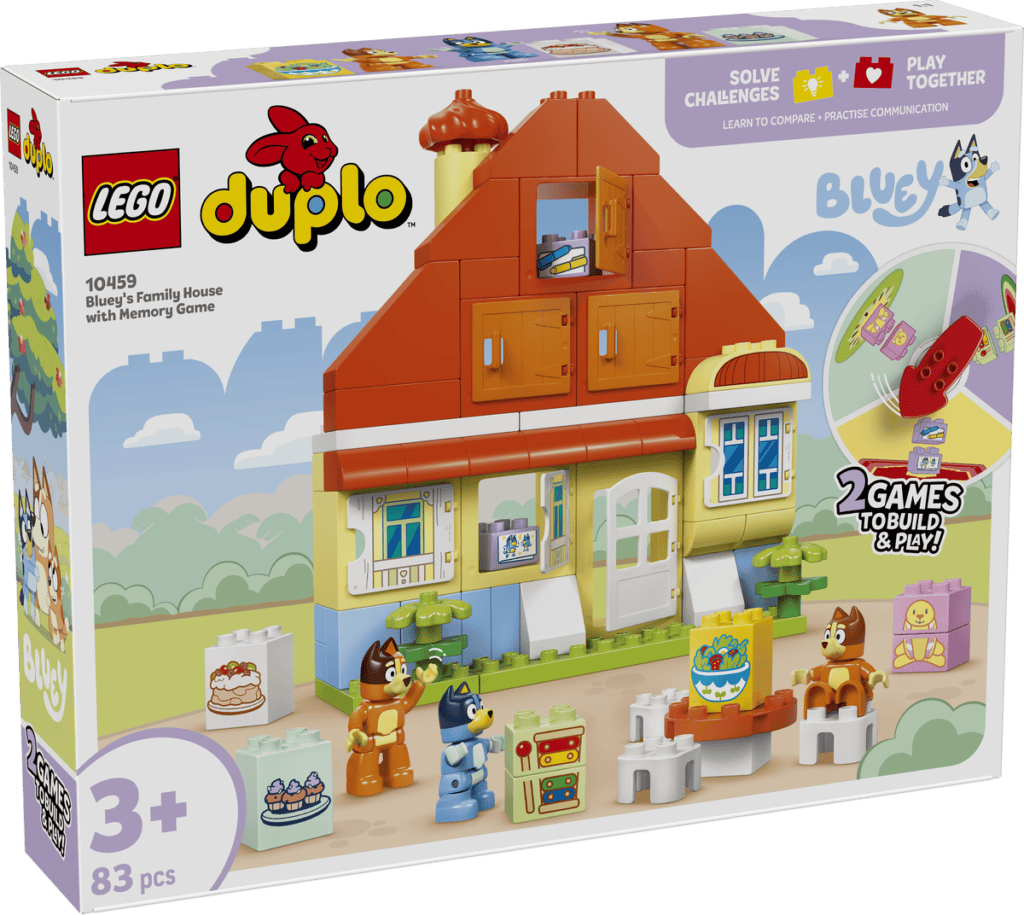 LEGO Blueys hus med memoryspel 10459