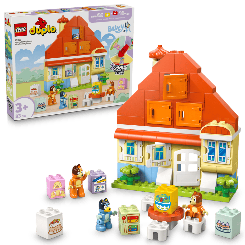 LEGO Blueys hus med memoryspel 10459