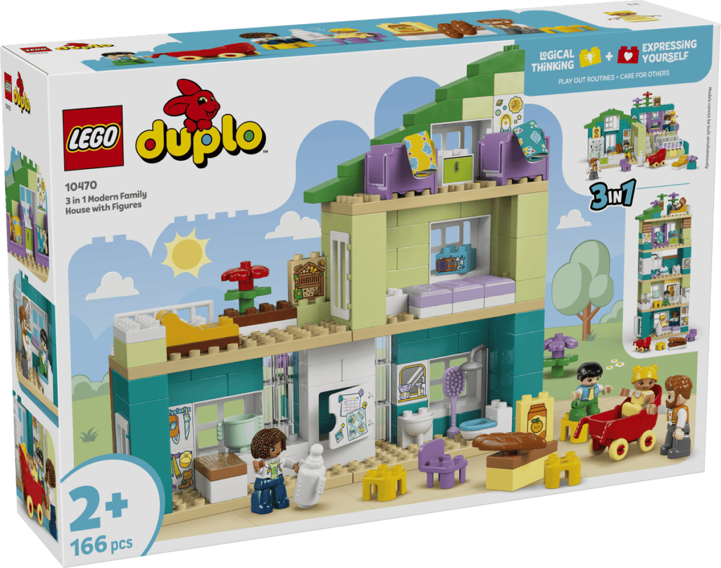 LEGO 3 i 1 Modern familjevilla med figurer 10470