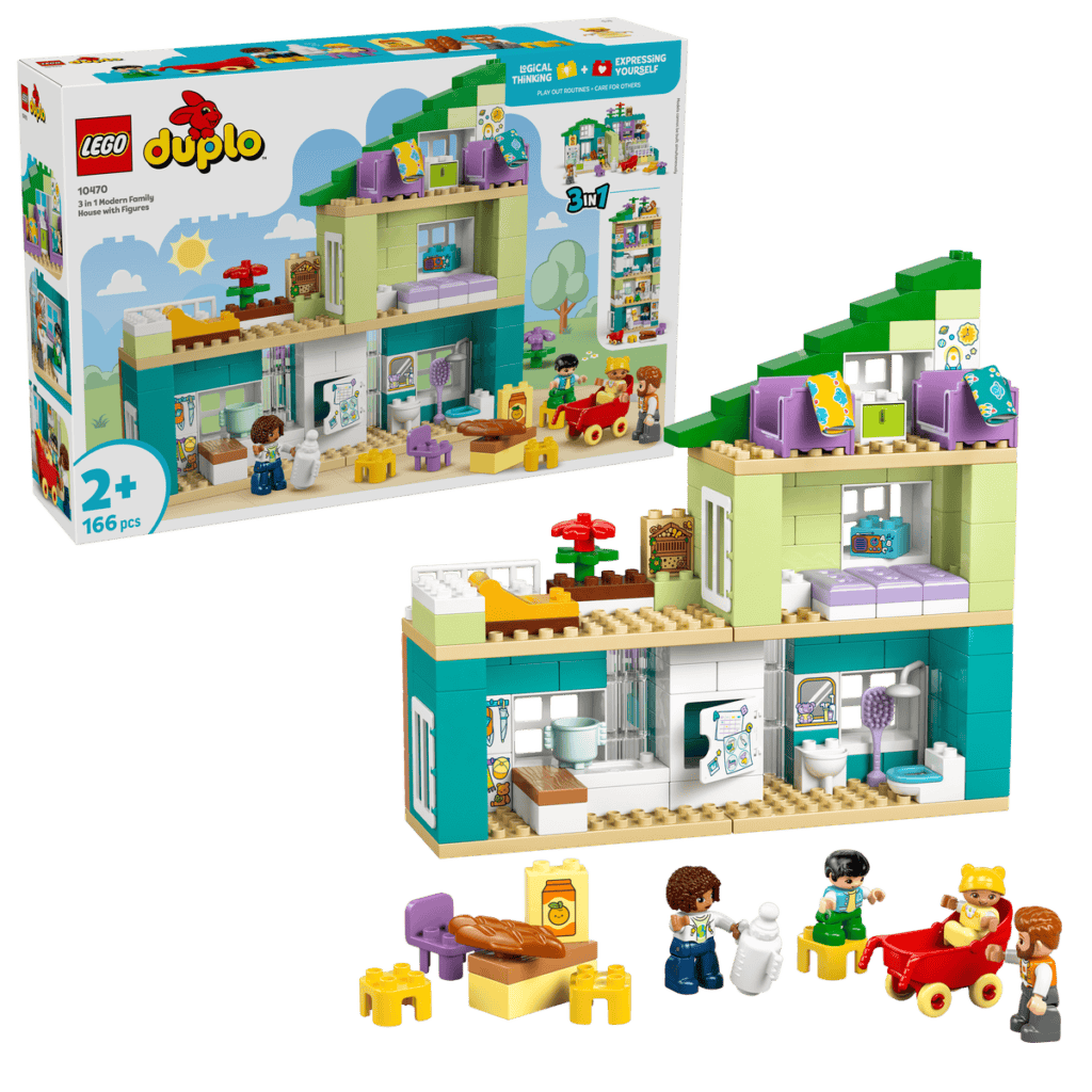 LEGO 3 i 1 Modern familjevilla med figurer 10470