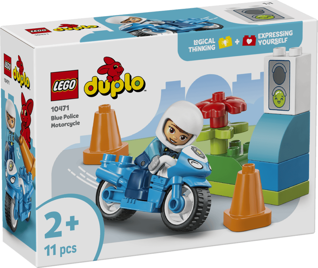 LEGO Blå polismotorcykel 10471