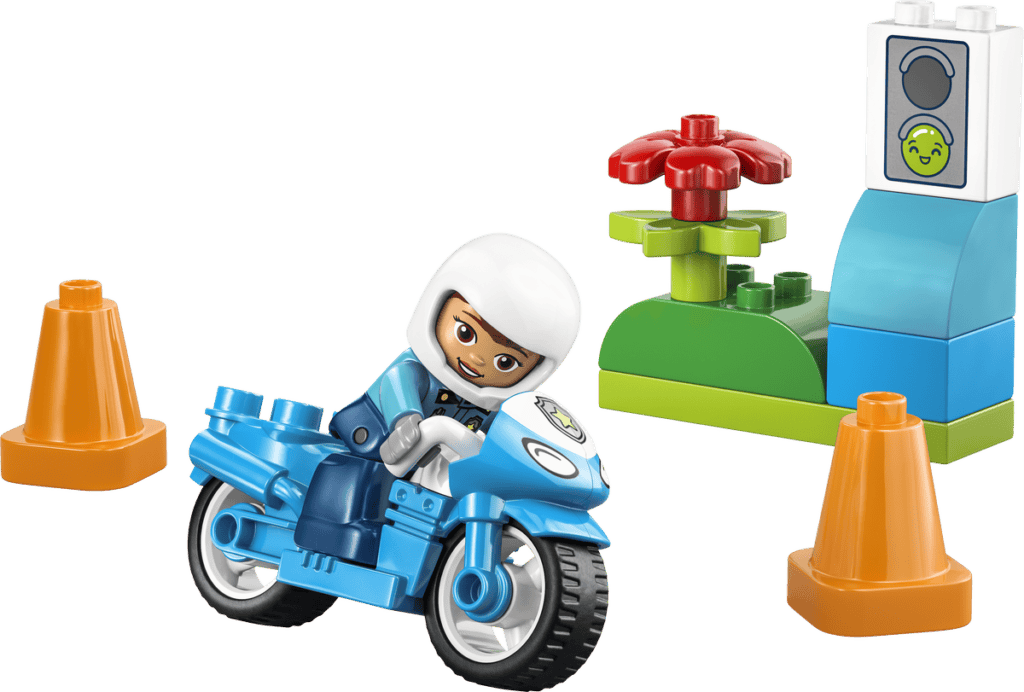 LEGO Blå polismotorcykel 10471
