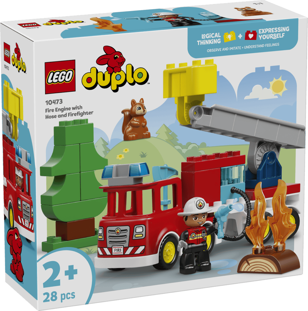 LEGO Brandbil med slang och brandman 10473
