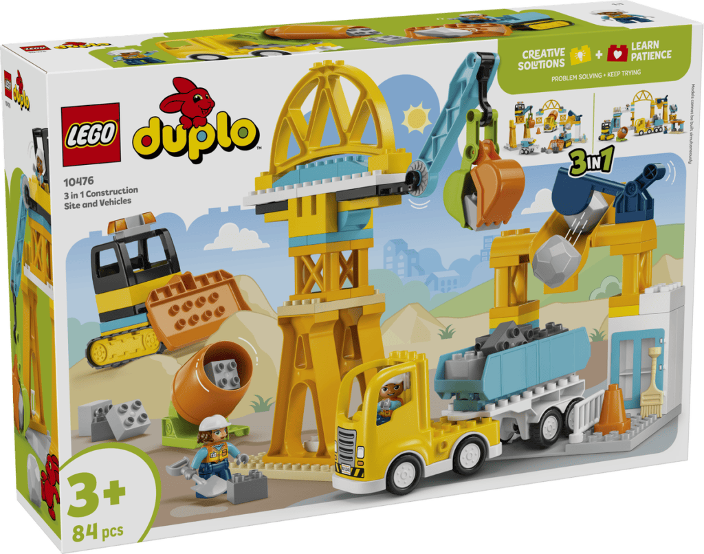LEGO 3 i 1 Byggarbetsplats och fordon 10476