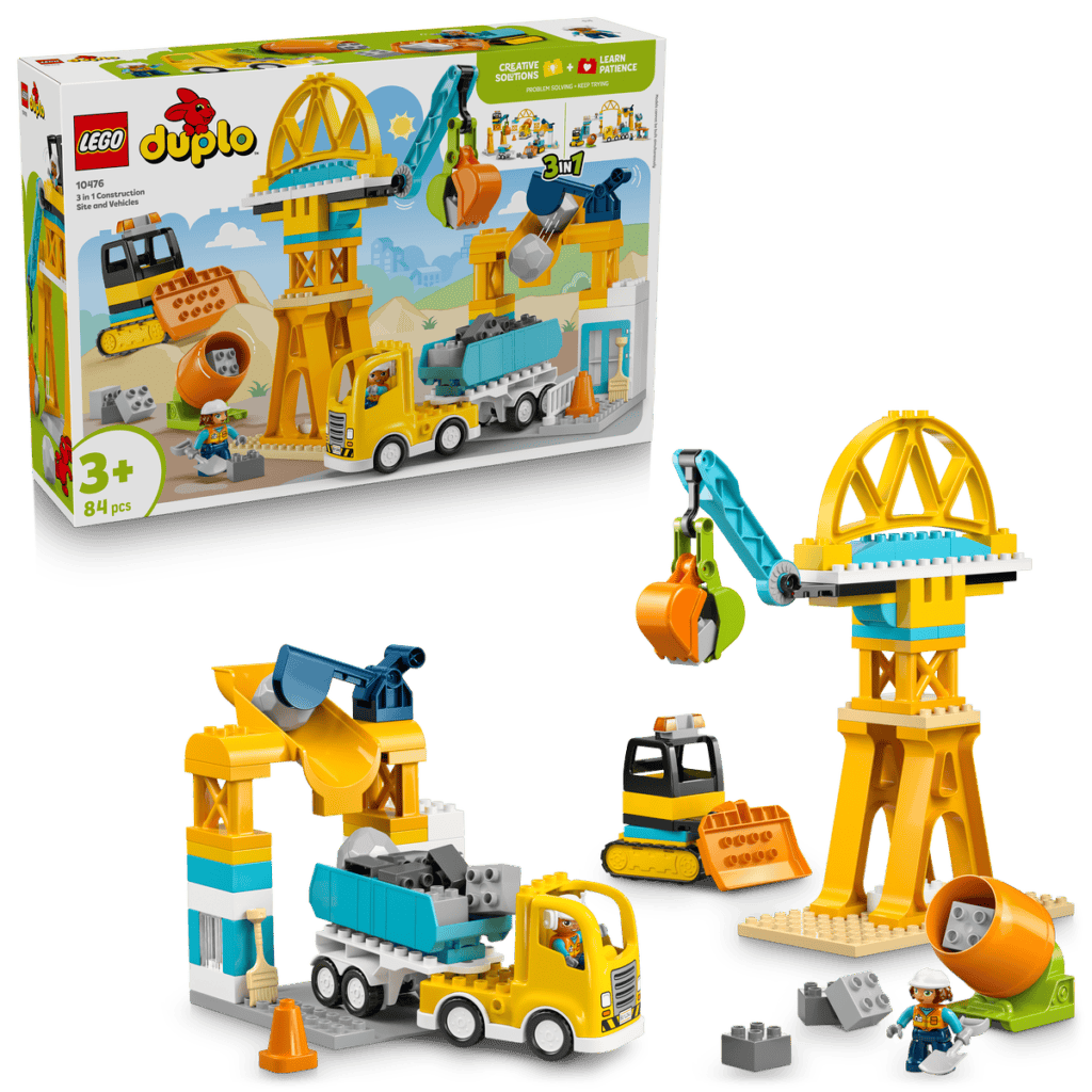LEGO 3 i 1 Byggarbetsplats och fordon 10476
