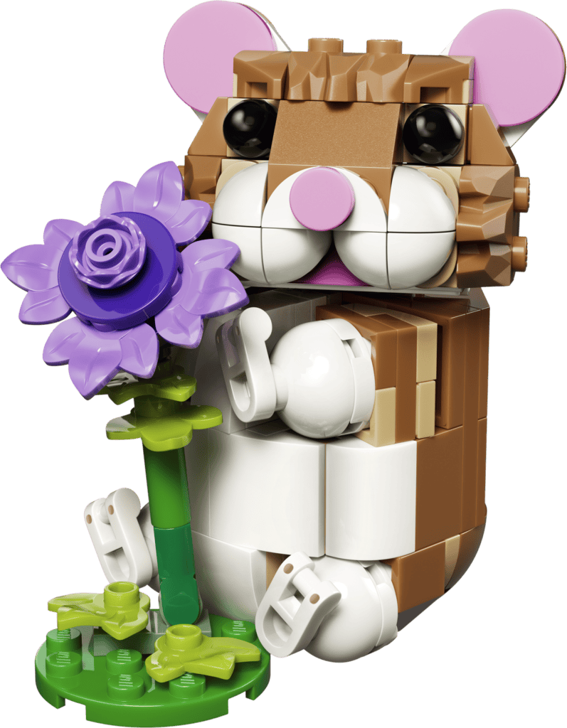 LEGO Söt hamster med blomma 31376