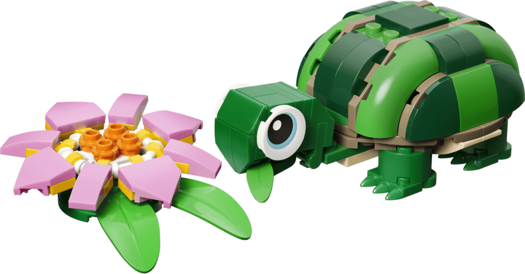 LEGO Sköldpadda med näckros 31377