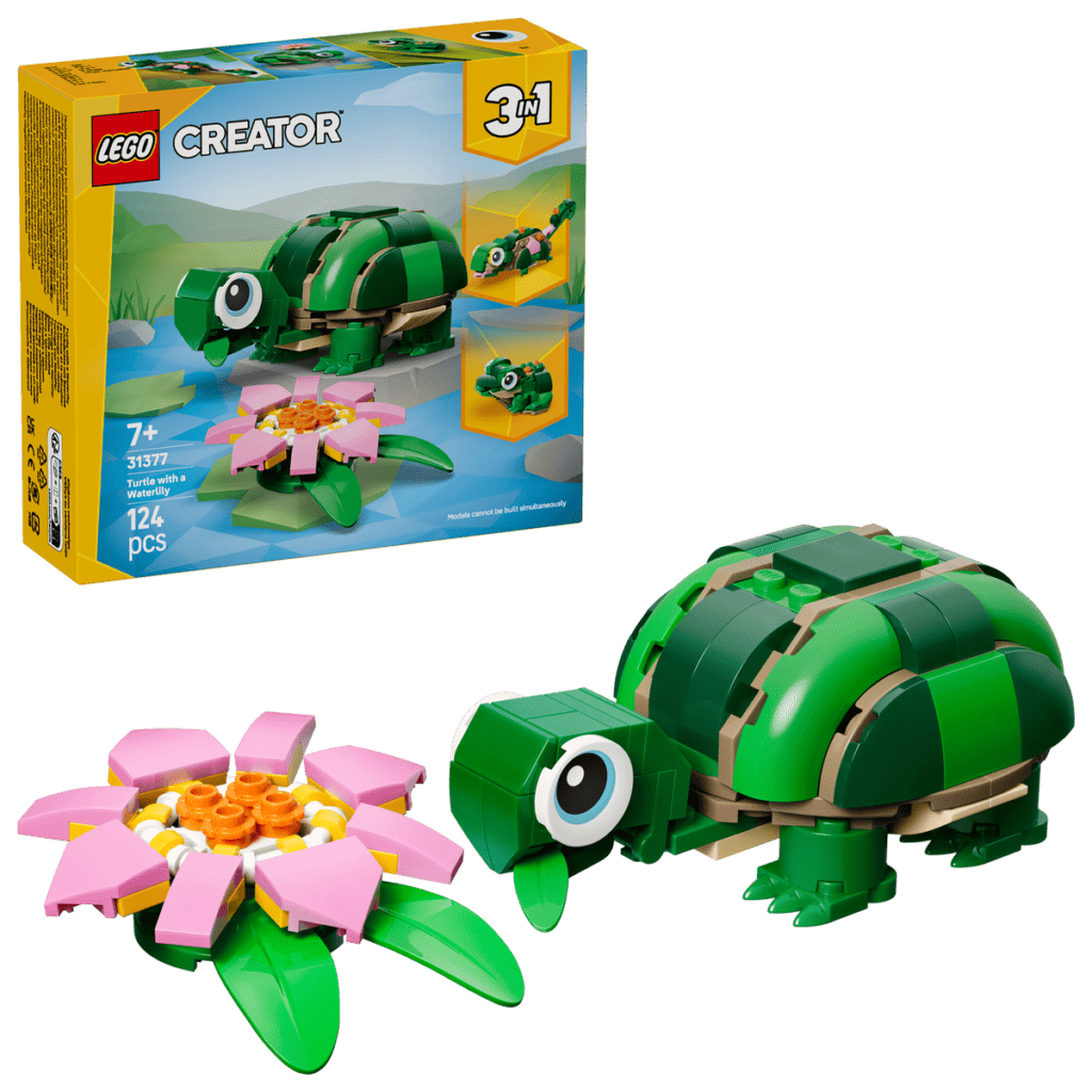 LEGO Sköldpadda med näckros 31377