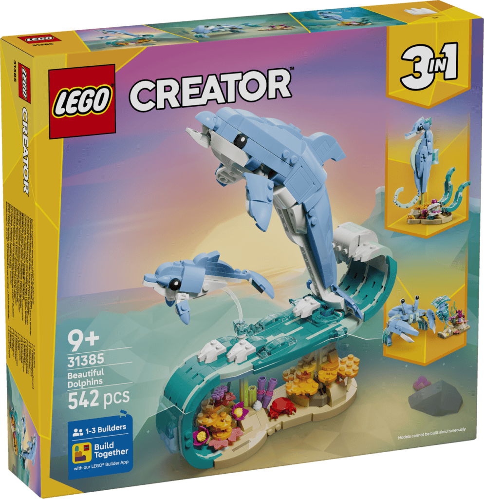 LEGO Havsdjur vackra delfiner 31385