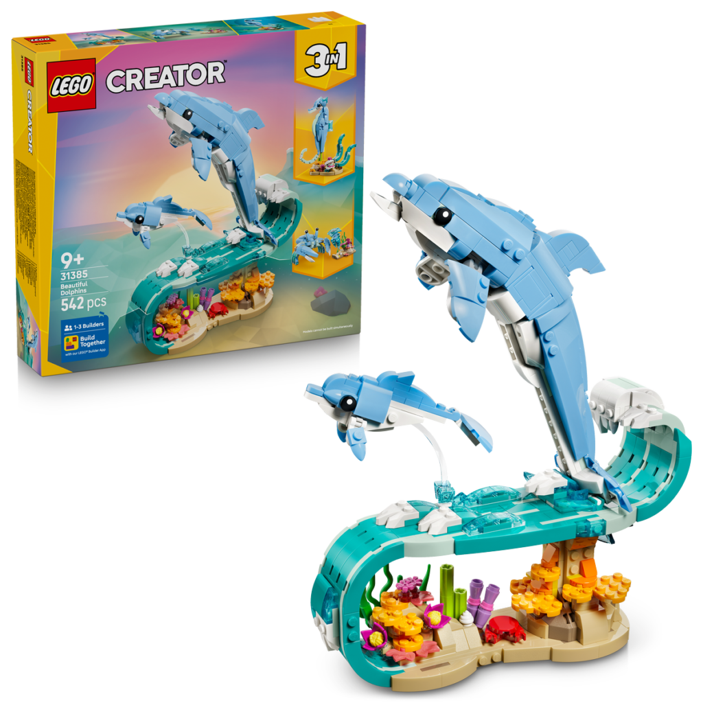 LEGO Havsdjur vackra delfiner 31385
