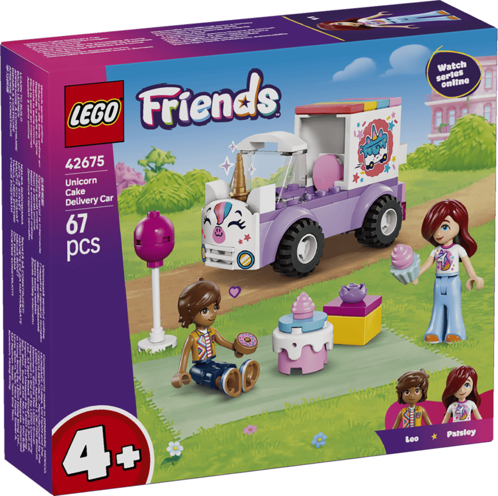 LEGO Enhörningsbil för tårtleveranser 42675
