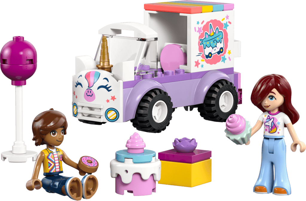 LEGO Enhörningsbil för tårtleveranser 42675