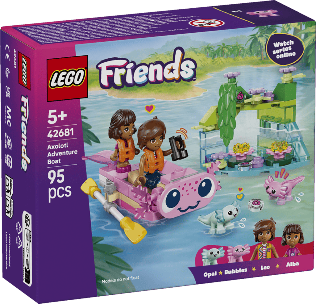 LEGO Äventyrsbåt med axolotler 42681