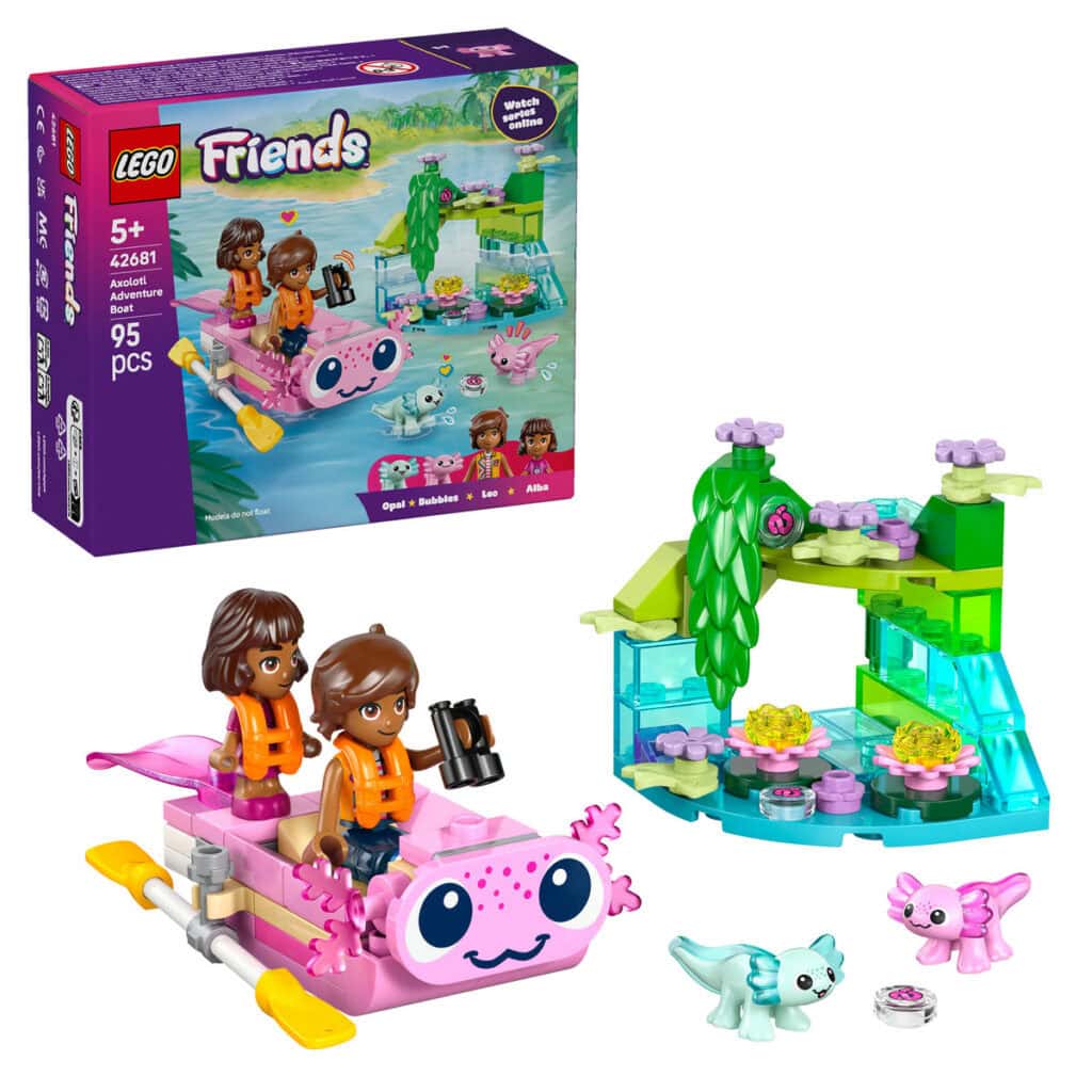 LEGO Äventyrsbåt med axolotler 42681