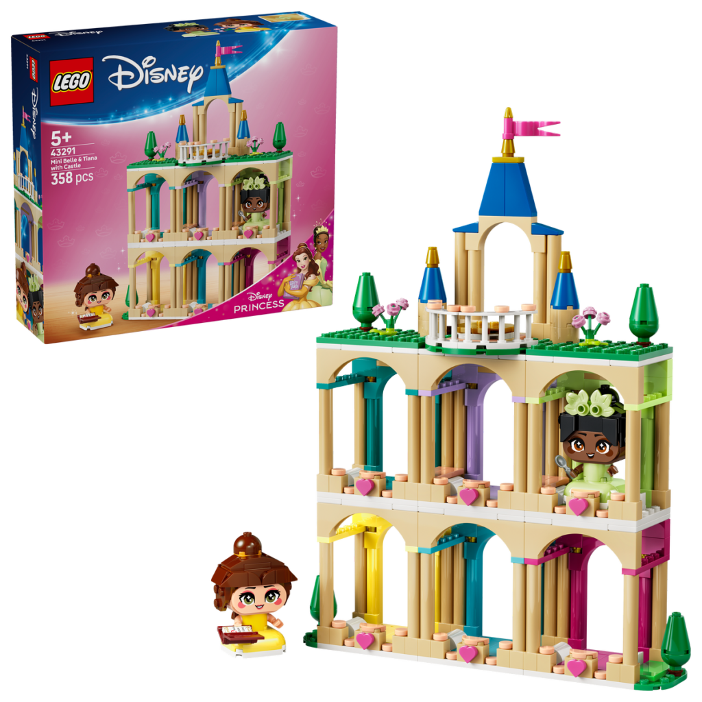 LEGO Belle och Tiana med slott i miniformat 43291