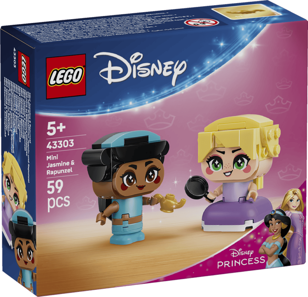 LEGO Jasmine och Rapunzel i miniformat 43303