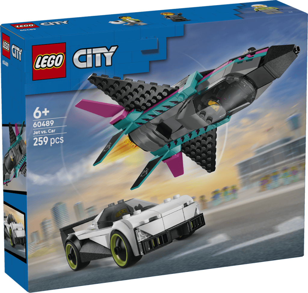 LEGO Jetplan mot bil 60489