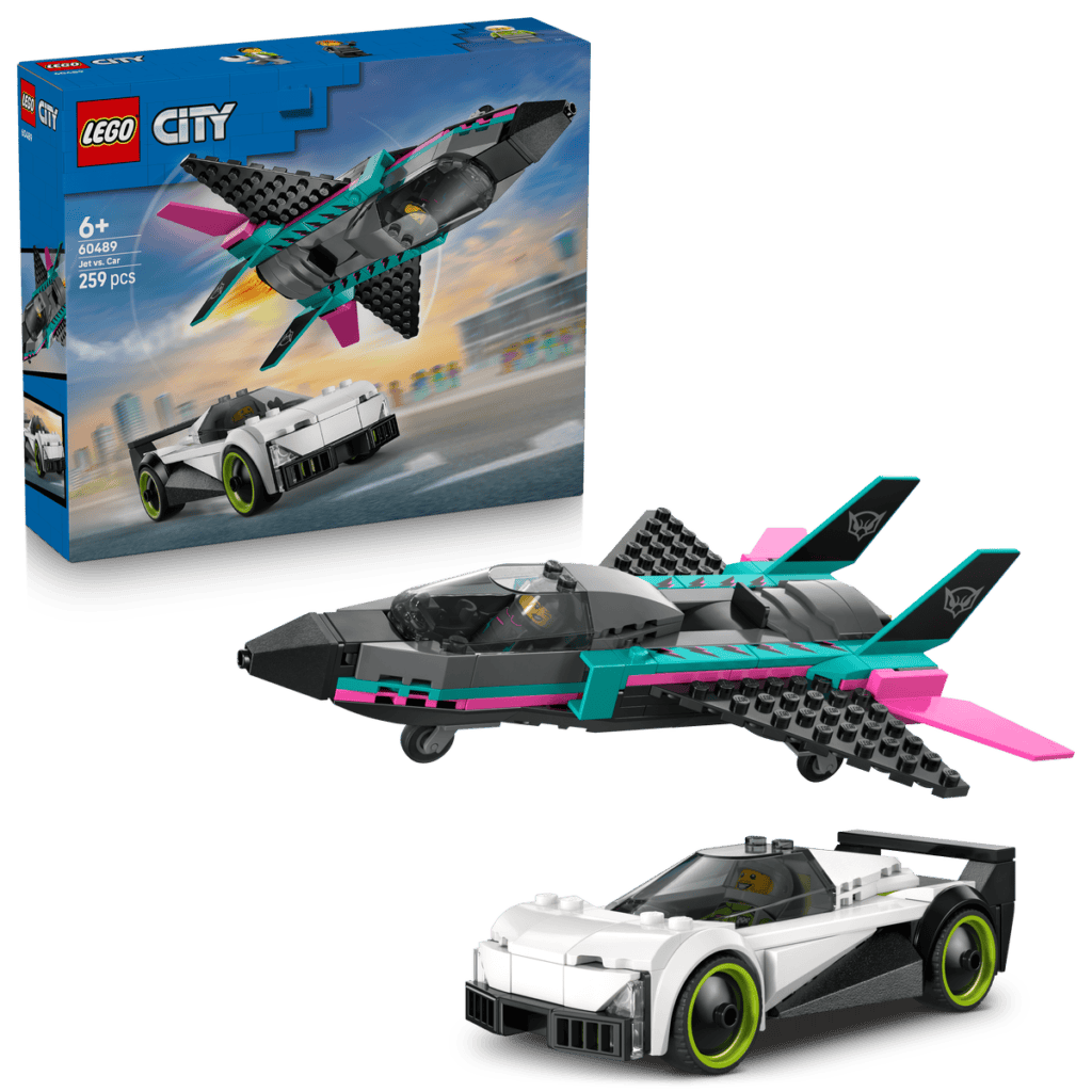 LEGO Jetplan mot bil 60489