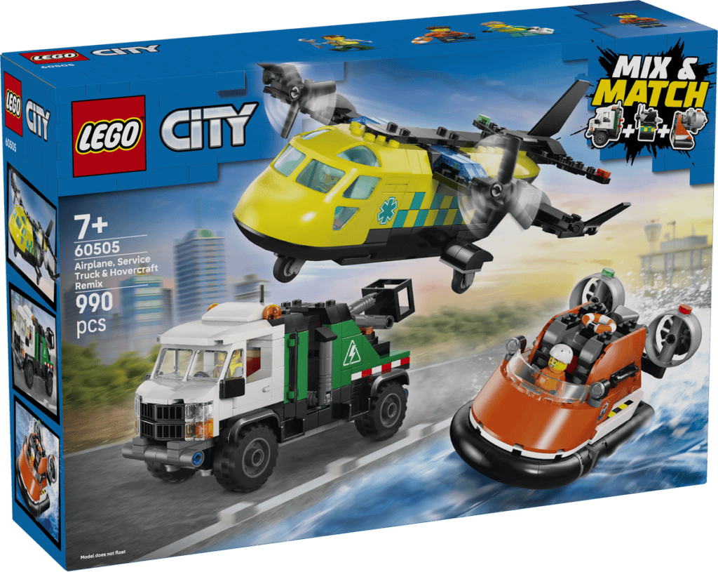 LEGO Flygplan servicebil och svävare 60505