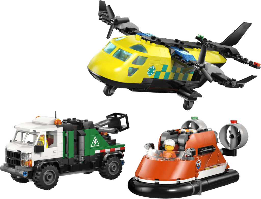 LEGO Flygplan servicebil och svävare 60505