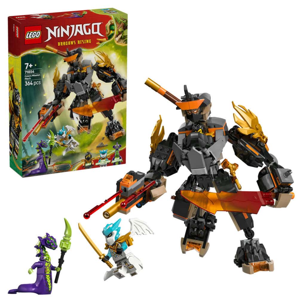LEGO Coles uppdragsrobot och Drak-Zane 71854