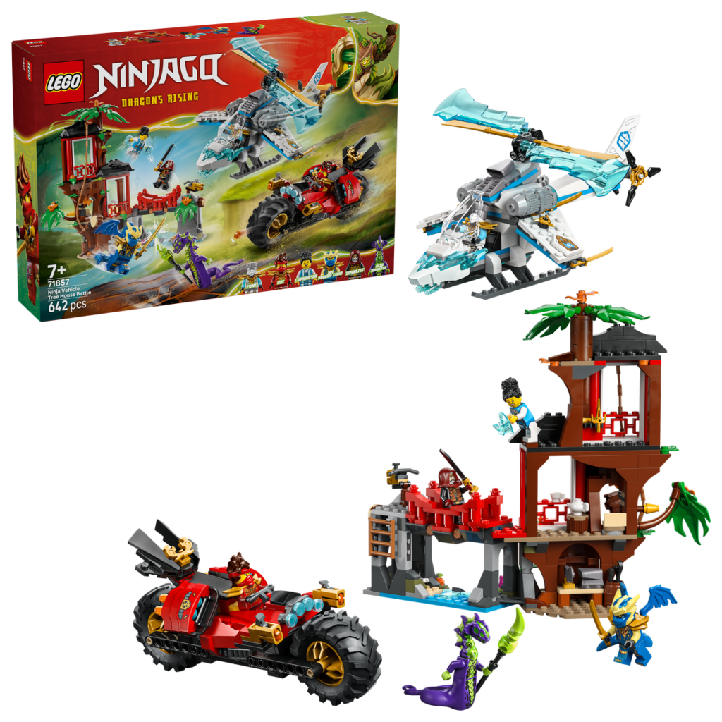 LEGO Ninjornas fordonsstrid vid trädkojan 71857
