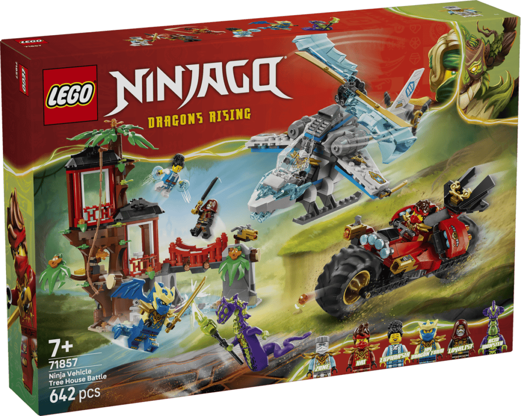 LEGO Ninjornas fordonsstrid vid trädkojan 71857