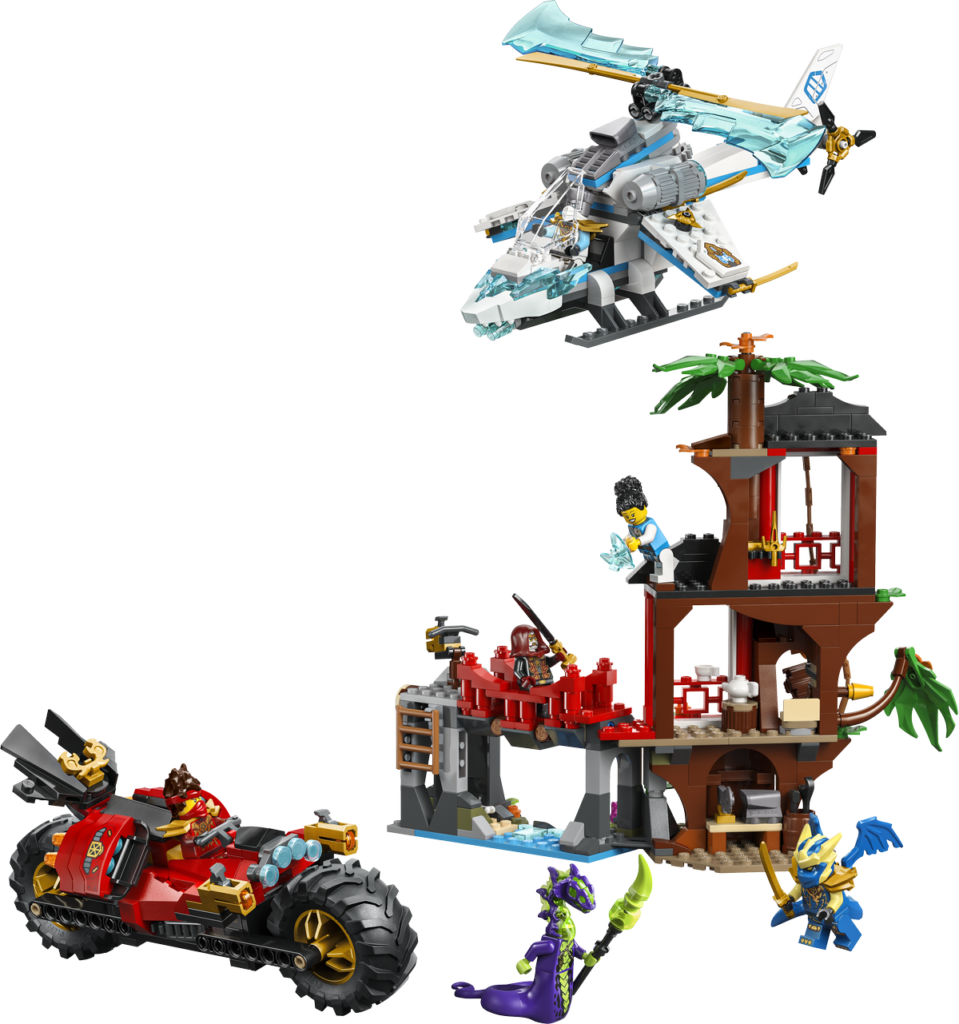 LEGO Ninjornas fordonsstrid vid trädkojan 71857