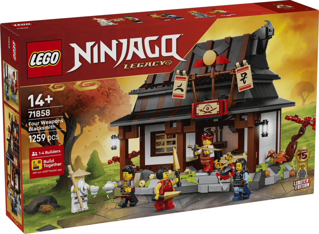 LEGO 15-årsjubileum – De fyra vapnens smedja 71858