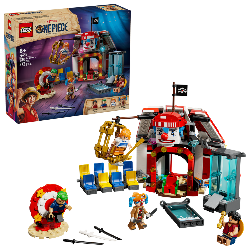 LEGO Clownen Buggys cirkustält 75637