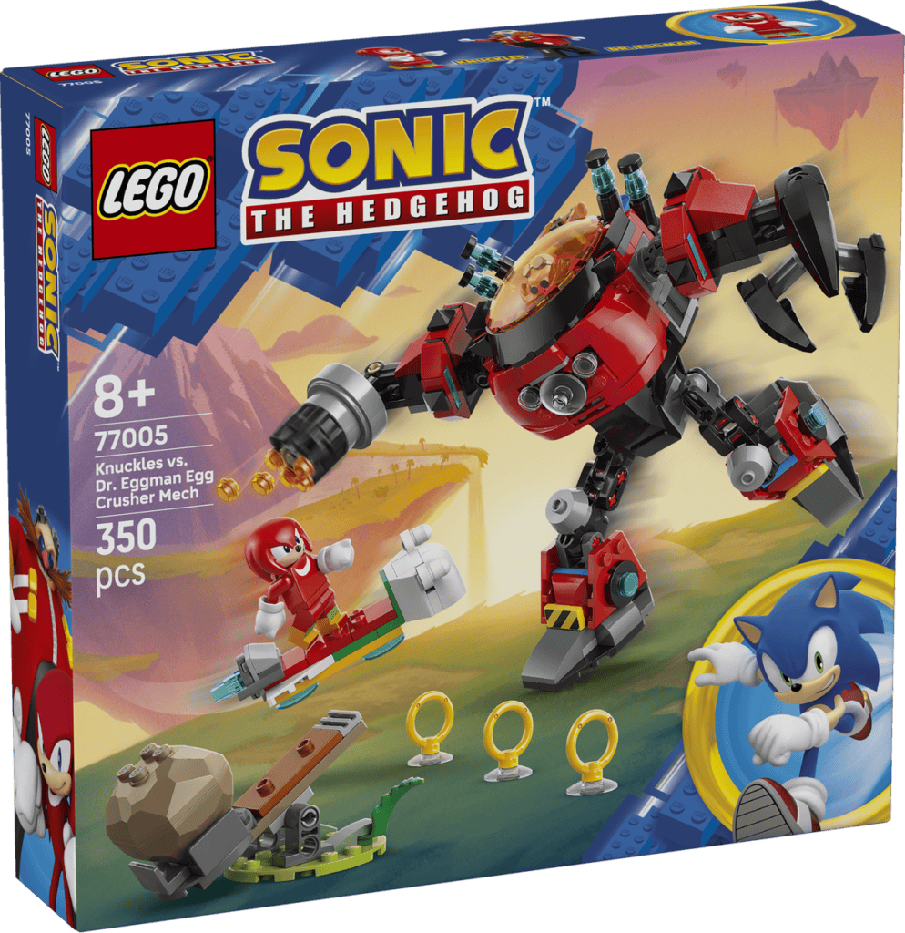 LEGO Knuckles mot Dr. Eggmans Egg Crusher robot 77005