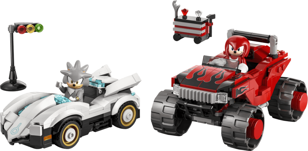 LEGO Silvers bil mot Knuckles monstertruck 77118