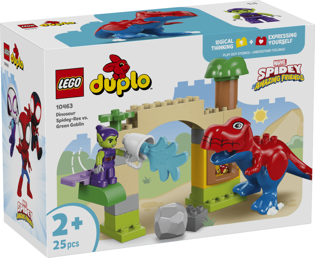 LEGO Dinosaurien Spidey-Rex mot Green Goblin 10463