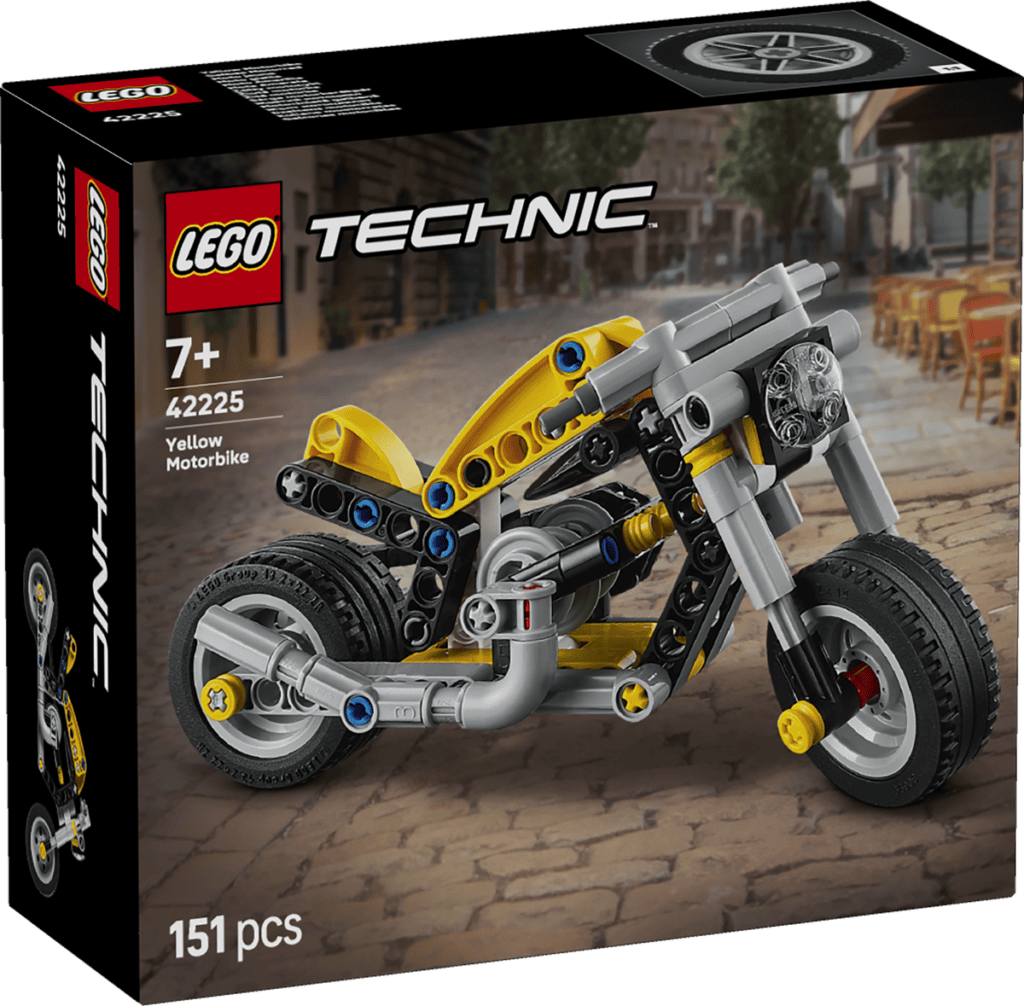 LEGO Gul motorcykel 42225