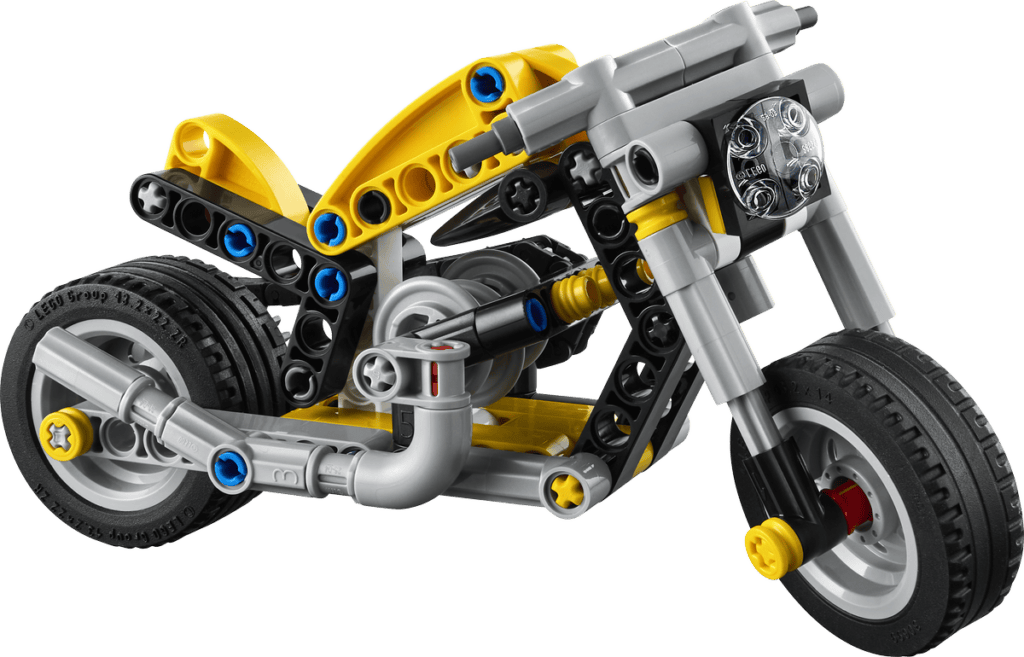 LEGO Gul motorcykel 42225