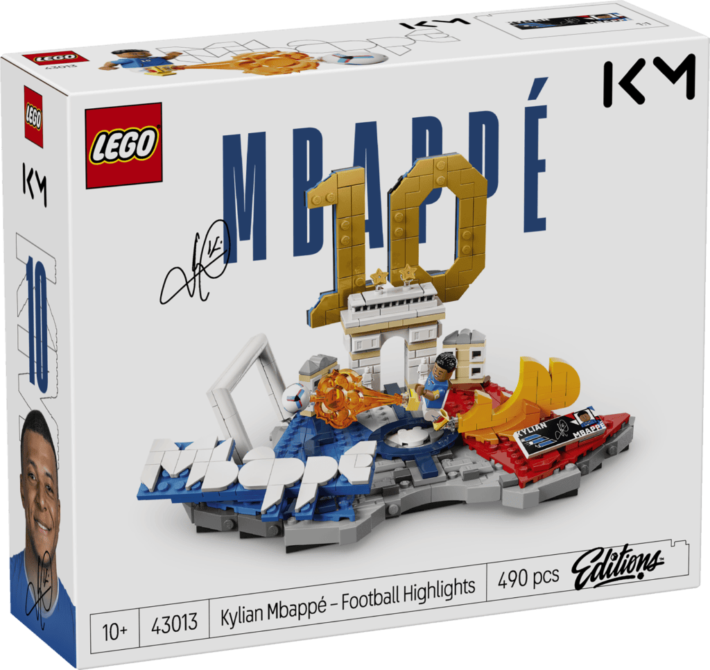 LEGO Kylian Mbappé fotbollshöjdpunkter 43013