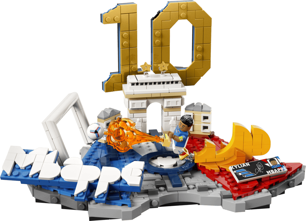 LEGO Kylian Mbappé fotbollshöjdpunkter 43013