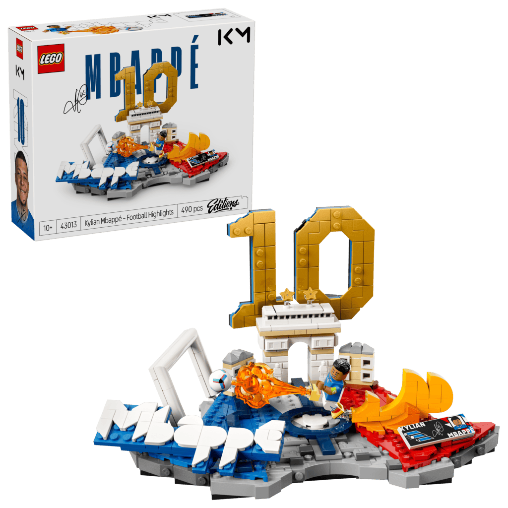 LEGO Kylian Mbappé fotbollshöjdpunkter 43013