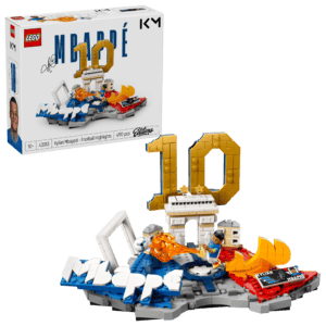 LEGO Kylian Mbappé fotbollshöjdpunkter 43013