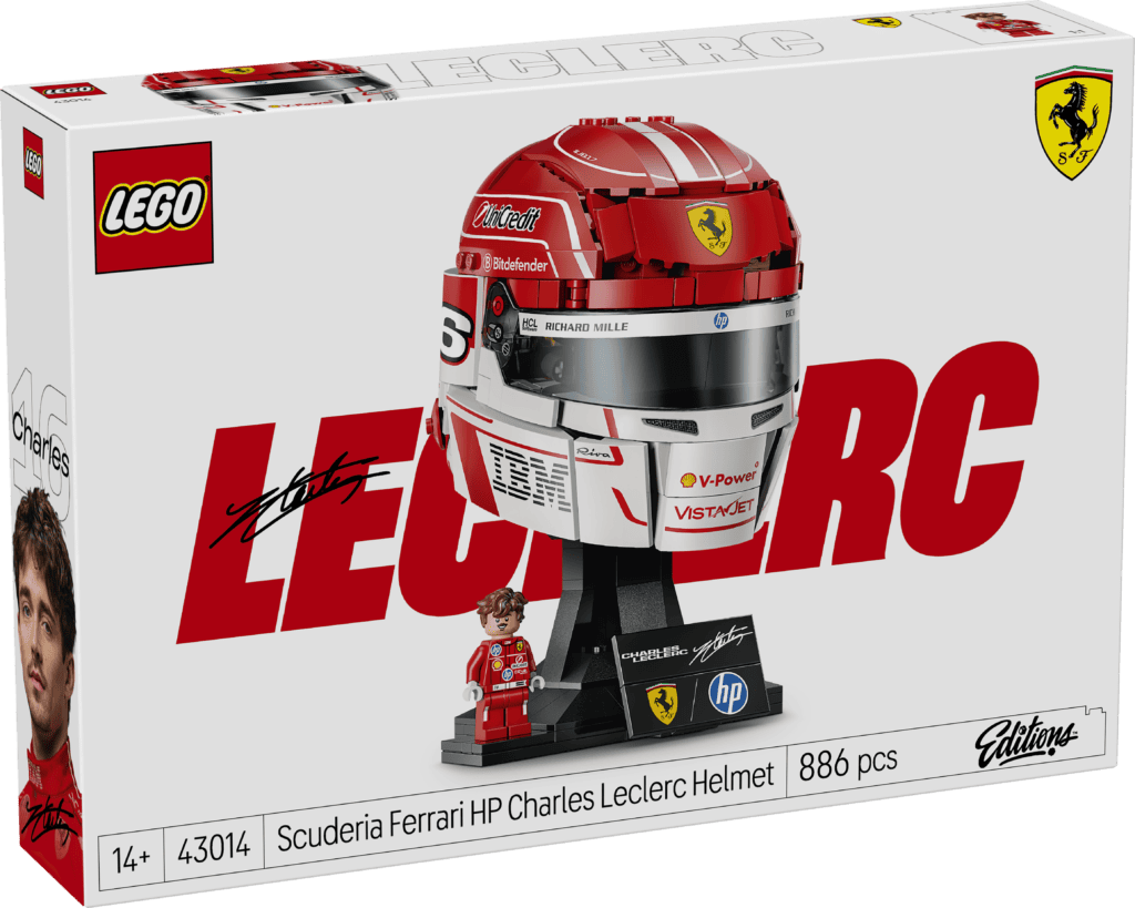 LEGO Scuderia Ferrari HP Charles Leclerc hjälm 43014