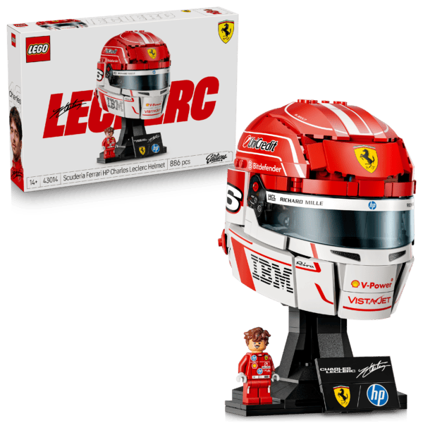 LEGO Scuderia Ferrari HP Charles Leclerc hjälm 43014