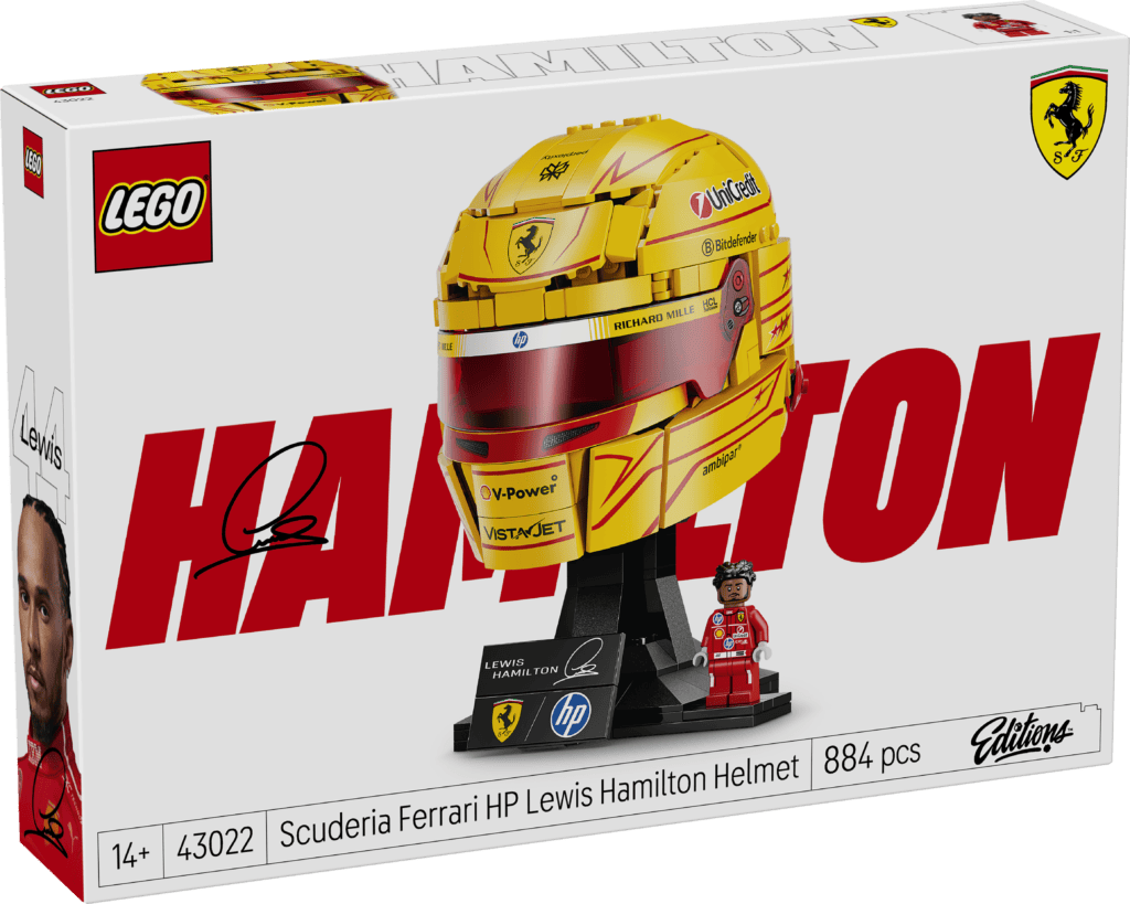LEGO Scuderia Ferrari HP Lewis Hamilton hjälm 43022