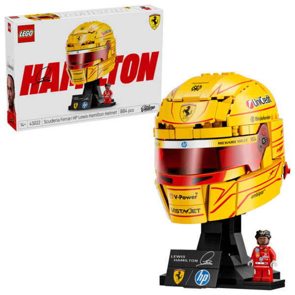 LEGO Scuderia Ferrari HP Lewis Hamilton hjälm 43022