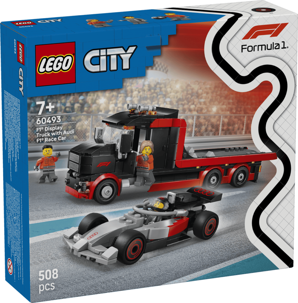 LEGO F1 uppvisningsbil med Audi F1 racerbil 60493