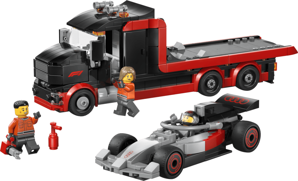 LEGO F1 uppvisningsbil med Audi F1 racerbil 60493