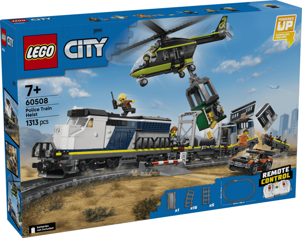 LEGO Polis – tågrån 60508